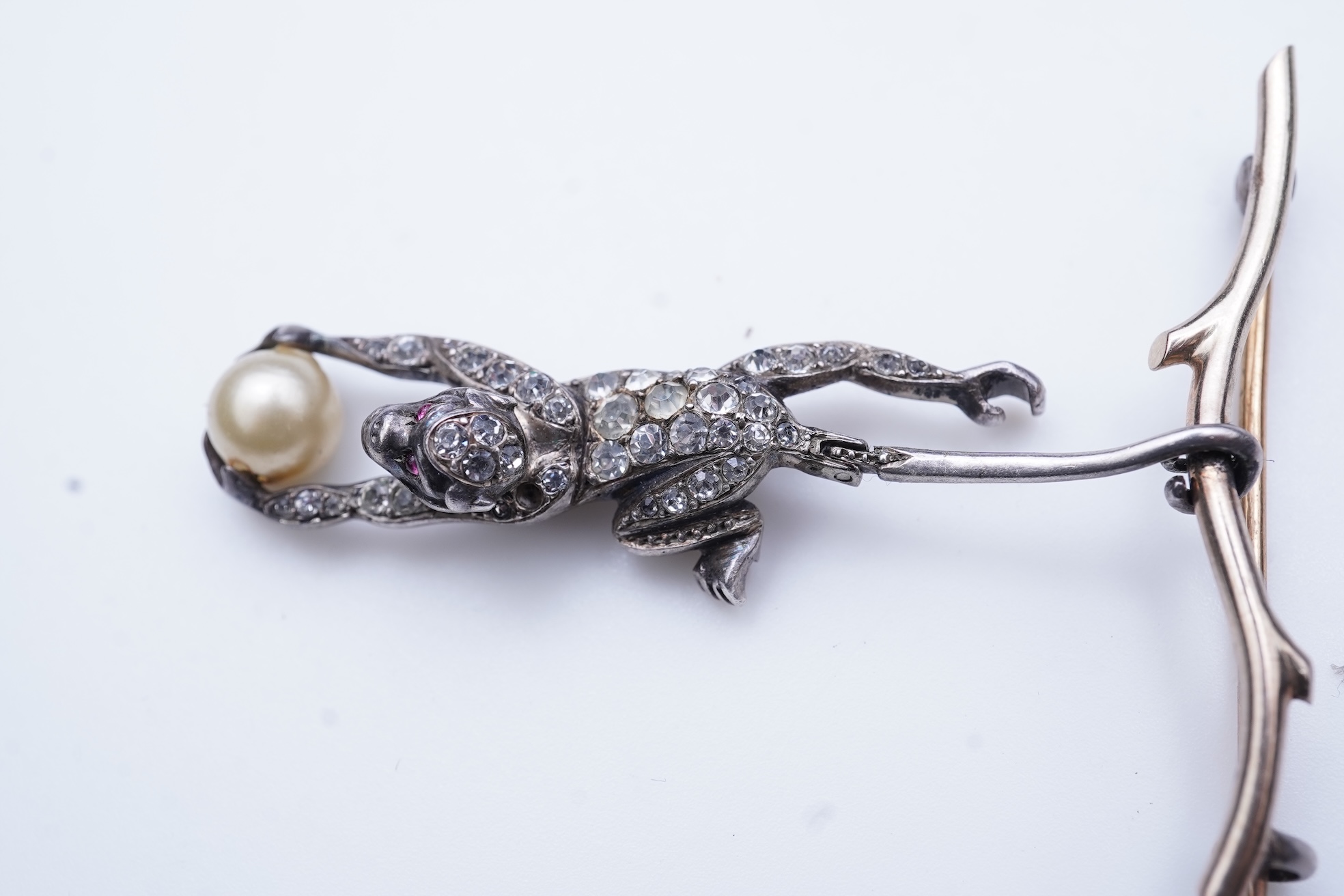 Knoll & Pregizer, a novelty paste brooch, Pforzheim, Germany, early 20th century